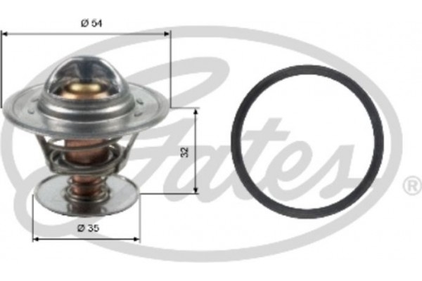 Gates Θερμοστάτης, Ψυκτικό Υγρό - TH13684G1