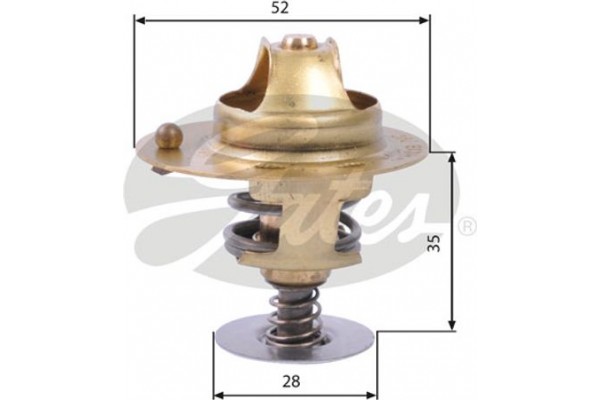 Gates Θερμοστάτης, Ψυκτικό Υγρό - TH14178G1