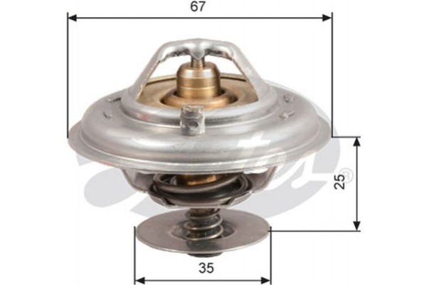 Gates Θερμοστάτης, Ψυκτικό Υγρό - TH14392G1