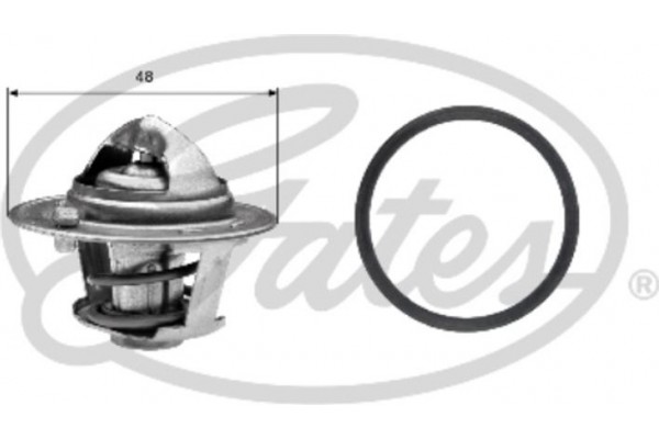Gates Θερμοστάτης, Ψυκτικό Υγρό - TH25782G1