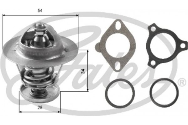 Gates Θερμοστάτης, Ψυκτικό Υγρό - TH26988G1