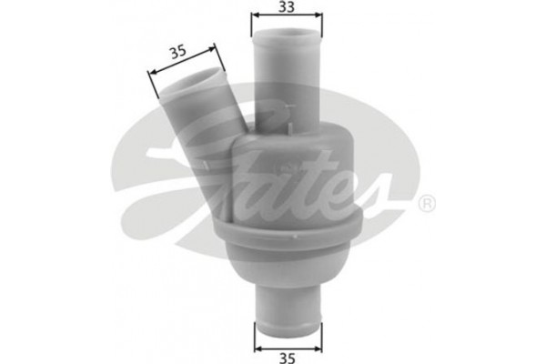 Gates Θερμοστάτης, Ψυκτικό Υγρό - TH35882