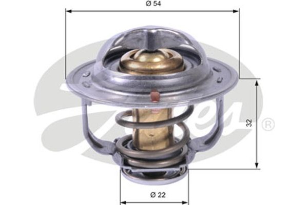 Gates Θερμοστάτης, Ψυκτικό Υγρό - TH42589G1