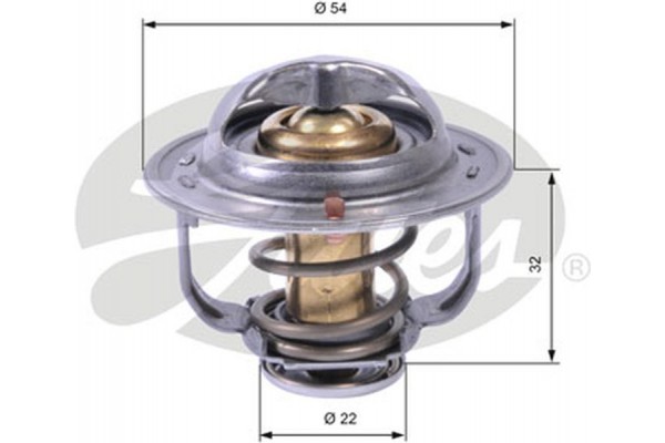 Gates Θερμοστάτης, Ψυκτικό Υγρό - TH42589G1