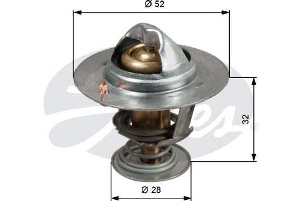 Gates Θερμοστάτης, Ψυκτικό Υγρό - TH50292G1