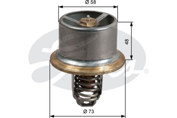 Gates Θερμοστάτης, Ψυκτικό Υγρό - TH51180