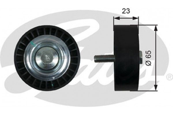 Gates Τροχαλία παρέκκλισης, Ιμάντας poly-V - T36622 Gates Τροχαλία παρέκκλισης, Ιμάντας poly-V - T36622