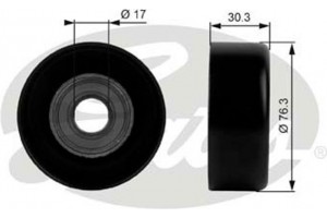 Gates Τροχαλία παρέκκλισης, Ιμάντας poly-V - T38006