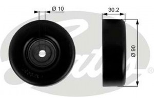 Gates Τροχαλία παρέκκλισης, Ιμάντας poly-V - T38042