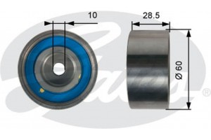 Gates Τροχαλία παρέκκλισης, οδοντ. Ιμάντας - T42226
