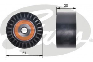 Gates Τροχαλία παρέκκλισης, οδοντ. Ιμάντας - T42307