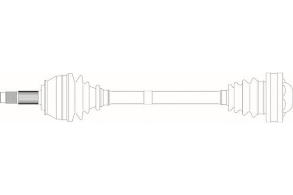 General Ricambi Άξονας Μετάδοσης Κίνησης - AR3096