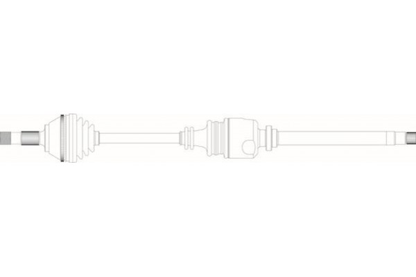 General Ricambi Άξονας Μετάδοσης Κίνησης - FI3149 General Ricambi Άξονας Μετάδοσης Κίνησης - FI3149