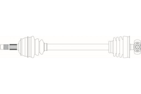 General Ricambi Άξονας Μετάδοσης Κίνησης - FI3347 General Ricambi Άξονας Μετάδοσης Κίνησης - FI3347