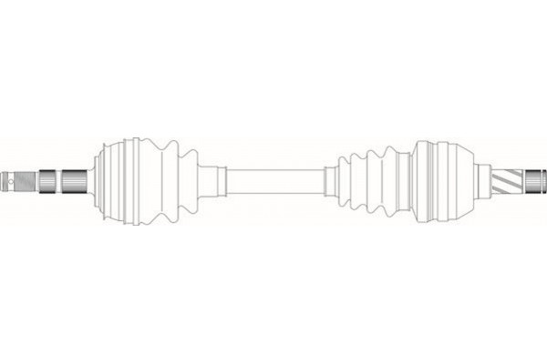 General Ricambi Άξονας Μετάδοσης Κίνησης - OP3115 General Ricambi Άξονας Μετάδοσης Κίνησης - OP3115