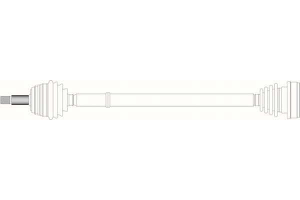 General Ricambi Άξονας Μετάδοσης Κίνησης - WW3006 General Ricambi Άξονας Μετάδοσης Κίνησης - WW3006
