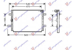 Ψυγειο A/C 94- Για Ολα (49x35.7x2.6) Suzuki Vitara 2D 89-98