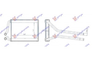 Ψυγειο Καλοριφερ (BR) (195x120x20) Τυπου Hanon Kia Picanto 08-11 - 010106500