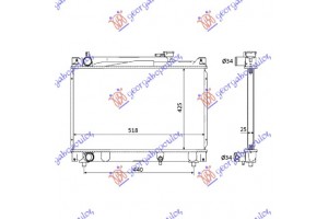Ψυγειο 2.0 V6-2.0 16V(42x52x27) ΠΑΡ.ΟΔ (KOYO) Suzuki Vitara 4D 92-05 - 010506335