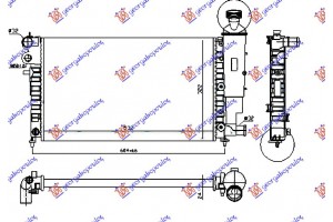 Ψυγειο ΧΝ/XR (53x32) Rally (ΤΑΠΑ ΒΙΔΩΤΗ) (MAHLE BEHR) Peugeot 106 96-03 - 010606335
