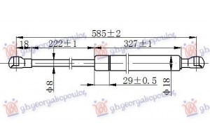 ΑΜΟΡΤΙΣΕΡ ΜΠΑΓΚΑΖ PEUGEOT 106 96-03