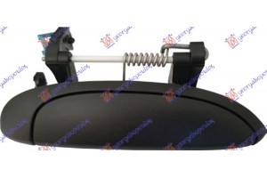 Χερουλι Πορτας ΕΜΠΡΟΣ-ΠΙΣΩ Εξω Μαυρο Δεξια Renault Clio 98-01 - 010907841