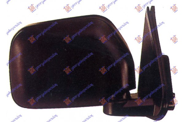 Δεξια Καθρεφτης Μηχανικος Χειροκινητος 2WD Toyota HI-LUX (LN 145) 2WD 98-01