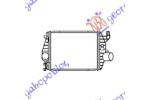 Ψυγειο INTER. 2,2 T.D (290x272x50) Mercedes Vito (W638) 96-04 - 011206200
