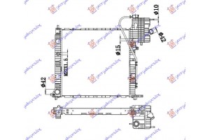 Ψυγειο 99-03 2.2CDI Μχ +AC (57x56) Mercedes Vito (W638) 96-04 - 011206355