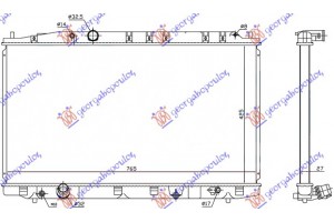 Ψυγειο 2,2CDTi +/-A/C(42,5x79,1x2,7)ΜΗΧ Honda Accord 08-15 - 011806300