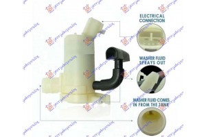 Μοτερ Δοχειου Νερου Υαλοκαθαριστηρων (ΜΟΝΟ) Honda Accord 08-15 - 011808450