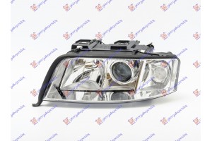 Φανος Εμπρος & ΗΛΕΚ. 02- (Ε) (DEPO) Αριστερα Audi A6 97-04 - 012205172