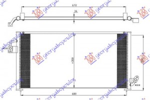 Ψυγειο A/C 97-99 Για Ολα (73,5x34,7x16) Subaru Forester 98-02 - 012606410