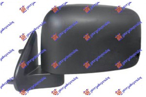 Καθρεφτης Μηχανικος Χειροκινητος Μαυρος (4ΠΟΡΤΟ/ΔΙΠΛΟΚΑΜΠΙΝΟ) (CONVEX GLASS) Αριστερα Nissan P/U (D22) 2WD-4WD 98-01 - 013107487