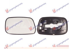 Κρυσταλλο Καθρεφτη ΘΕΡΜΑΙΝ. (ΤΕΤΡΑΓΩΝΗ ΒΑΣΗ) (ΜΟΝΟ Για Γνησιο ΚΑΘΡΕΦΤΗ) Αριστερα Toyota Avensis (T22) 97-03 - 013207612