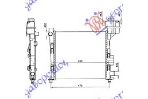 Ψυγειο Βενζινη -A/C (40x37.5) Μ/ΔΟΧΕΙΟ Mercedes A Class (W168) 98-04 - 013406320