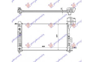 Ψυγειο Για Ολα Βζ Μ/Α +/-AC(60x35)Μ/ΔΟΧΕΙΟ (MAHLE BEHR) Mercedes A Class (W168) 98-04 - 013406325