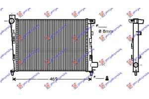 Ψυγειο Βενζινη -A/C (40x37.5) Χ/ΔΟΧΕΙΟ Mercedes A Class (W168) 98-04 - 013406330
