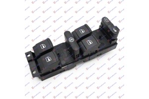 Διακοπτης ΠΑΡΑΘ. ΕΜΠ. (Τετραπλός) (Πράσινο φως) (9-10pin) Αριστερα Skoda Fabia 99-07 - 043807174