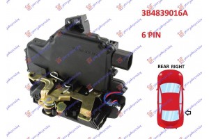 Κλειδαρια Πορτας Πισω ΗΛΕΚΤ/ΚΗ (6PIN) Δεξια Seat Toledo 99-04 - 015207221