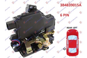 Κλειδαρια Πορτας Πισω ΗΛΕΚΤ/ΚΗ (6pin) (Α ΠΟΙΟΤΗΤΑ) Αριστερα Vw Golf Iv 98-04 - 059707242