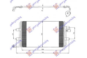 Ψυγειο A/C 1.6-1.8-2.0ΒΕΝ-1.9TDI (54x36) Vw New Beetle 98-11 - 013806400