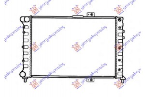Ψυγειο ΝΕΡΟΥ(65,8x41,5)ΜΕ A/C Alfa Romeo 166 98-07