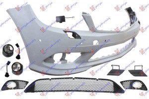 Προφυλακτηρας Εμπρος Κομπλε ΒΑΦΟΜ. (ΜΕ Pds & ΠΙΤΣΙΛ.) (AMG) Mercedes C Class (W204) 07-11 - 014303600