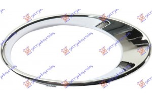 Πλαισιο Προβολεα Οβαλ Χρωμιο (ELEGANCE) Αριστερα Mercedes C Class (W204) 07-11 - 014303997