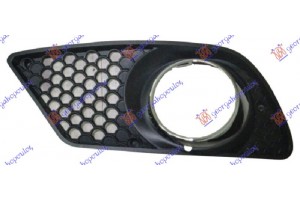 Διχτυ Προφυλακτηρα Εμπρος Ακραιο Με Χρωμιο (AMG-LINE) Αριστερα Mercedes C Class (W204) 07-11 - 014304822