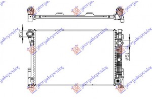 Ψυγειο ΝΕΡΟΥ1,8-2,5-3,0i16V 24V Αυτοματο (64x43) Mercedes C Class (W204) 11-14 - 536006300