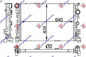 Ψυγειο Νερου 6.2 Amg Βενζινη ΜΗΧΑΝΙΚΟ/ΑΥΤΟΜΑΤΟ (640x430) (NISSENS) Mercedes C Class (W204) 07-11 - 014306365