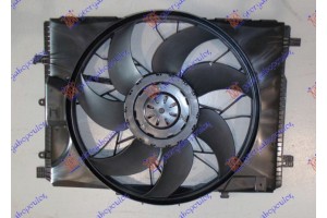 Βεντιλατερ Ψυγειου Κομπλε ΒΕΝΖΙΝΗ-ΠΕΤΡΕΛΑΙΟ (4PIN) (475mm) (400W) Με Εγκεφαλακι Mercedes C Class (W204) 07-11 - 014306450