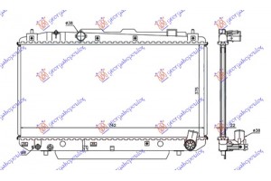 Ψυγειο 2,0 D4d +/-AC (37,5x73,8x25) Toyota Rav 4 (XA20) 00-05 - 014806320